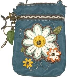 Chala Criss Cellphone Crossbody Purse RFID Adjustable Strap Flowers NWOT